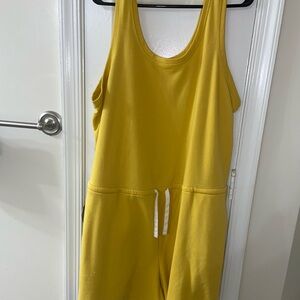 Old Navy Yellow French Terry Beach Romper!